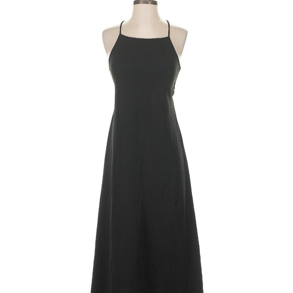 Uniqlo casual black halter dress - Picture 1 of 5